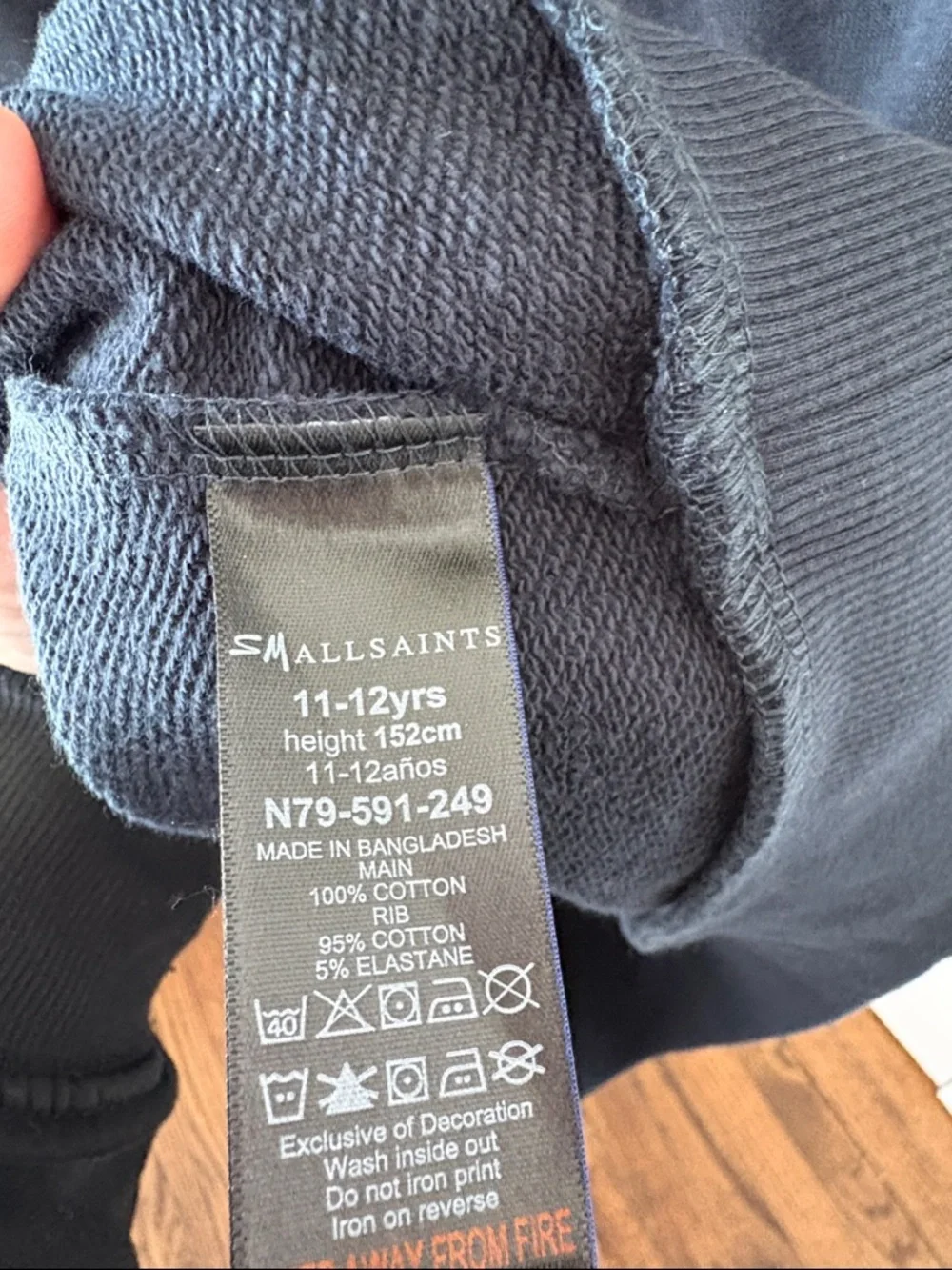 SmALLSAINTS Kids' Beast Cotton Graphic Hoodie size 11/12 NWOT